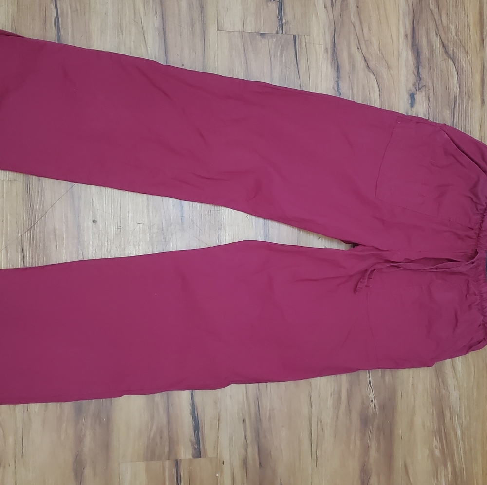 Burgandy scrubs